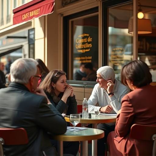 Image de personnes en train de converser en franäais